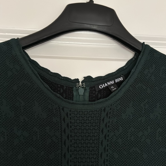 Gianni Bini Green Sweater Dress - Picture 3 of 7